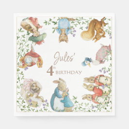 Guardanapo De Papel Clássico Peter, o Aniversário do Coelho