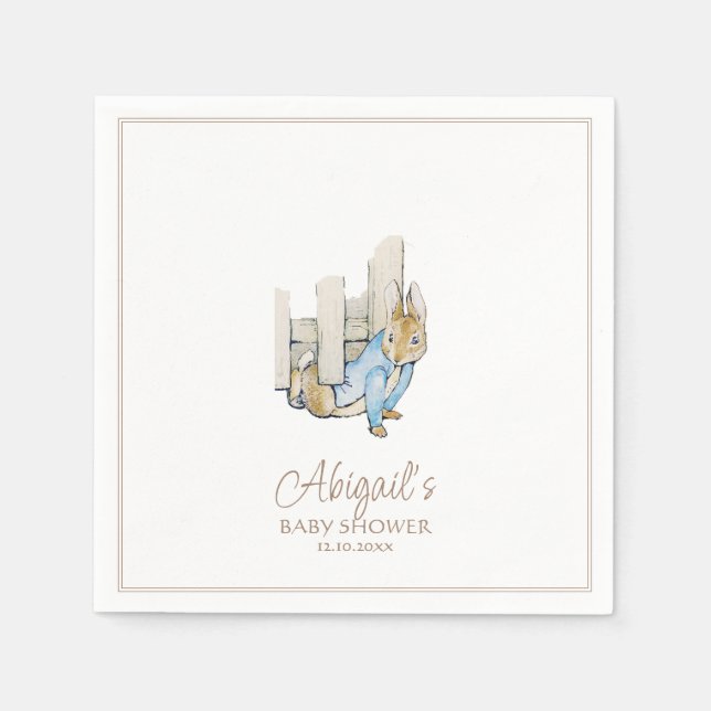 Guardanapo De Papel Clássico Peter o Chá de fraldas de inverno do Coel (Frente)