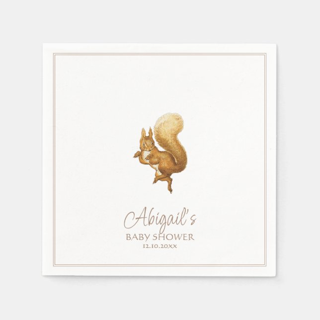 Guardanapo De Papel Clássico Peter, o Chá de fraldas do Coelho (Frente)