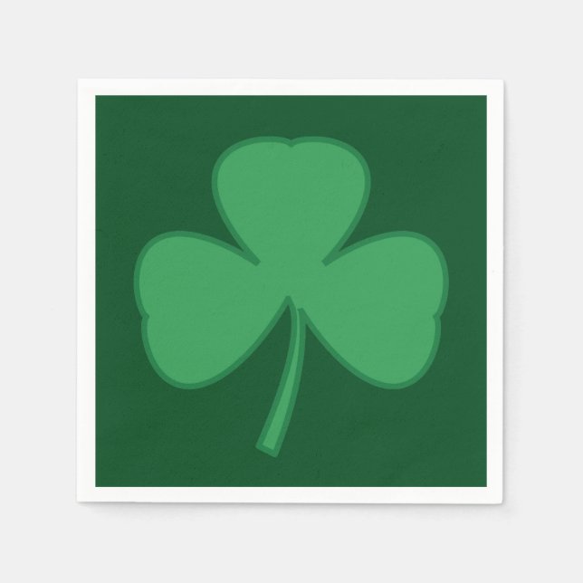 Guardanapo De Papel Clássico Shamrock Napkins (Frente)