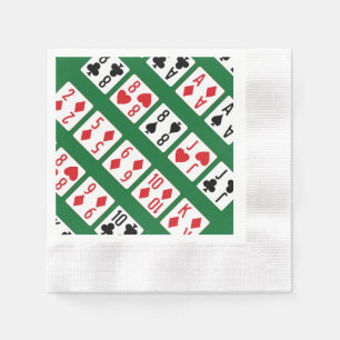Guardanapo De Papel Classificação Poker Hand com Visuais
