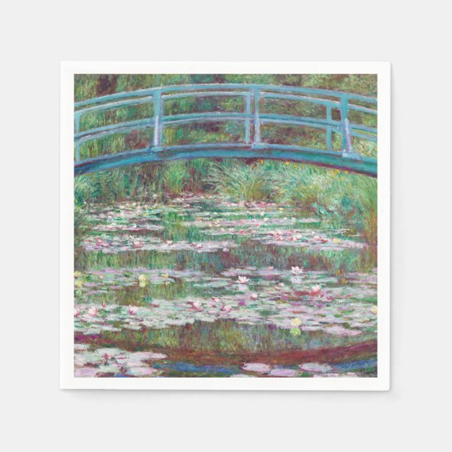 Guardanapo De Papel Claude Monet, A Ponte Japonesa (Frente)
