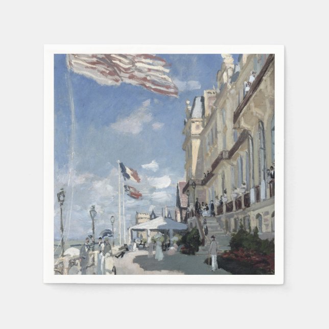 Guardanapo De Papel Claude Monet Hôtel des Roches Noires (Frente)