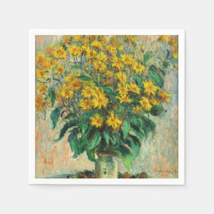 Guardanapo De Papel Claude Monet - Jerusalem Artichoke Flowers