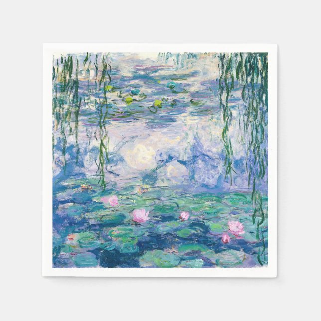 Guardanapo De Papel CLAUDE MONET - Lírios de água (Frente)