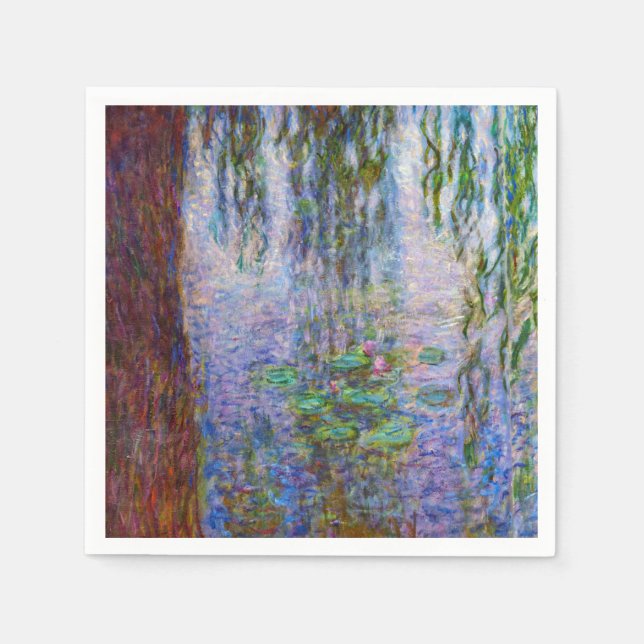 Guardanapo De Papel Claude Monet - Lírios Hídricos (Frente)