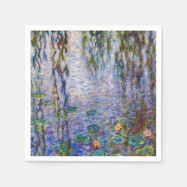 Guardanapo De Papel Claude Monet - Lírios Hídricos (Frente)