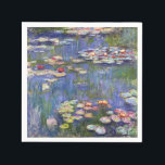 Guardanapo De Papel Claude Monet - Lírios/Ninfas<br><div class="desc">Lírios/Ninfas - Claude Monet,  1916</div>