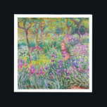 Guardanapo De Papel Claude Monet - O Jardim Íris de Giverny<br><div class="desc">Jardim Íris em Giverny / Jardim do Artista em Giverny - Claude Monet,  1899-1900</div>