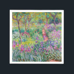 Guardanapo De Papel Claude Monet - O Jardim Íris de Giverny<br><div class="desc">Jardim Íris em Giverny / Jardim do Artista em Giverny - Claude Monet,  1899-1900</div>