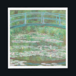Guardanapo De Papel Claude Monet, Ponte Japonesa. Impressionismo<br><div class="desc">Claude Monet guardanapo da "Ponte Japonesa". O impressionismo da natureza da água de verão.</div>