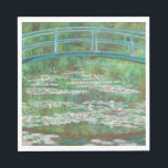 Guardanapo De Papel Claude Monet, Ponte Japonesa. Impressionismo<br><div class="desc">Claude Monet guardanapo da "Ponte Japonesa". O impressionismo da natureza da água de verão.</div>