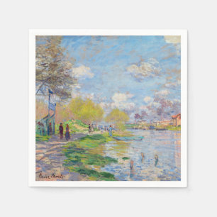 Guardanapo De Papel Claude Monet - Primavera do Sena