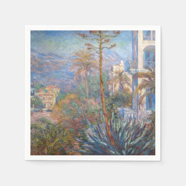 Guardanapo De Papel Claude Monet - Vilas em Bordighera (Frente)