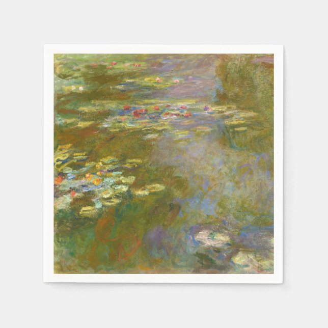 Guardanapo De Papel Claude Monet - Water Lily Pond 1917 (Frente)