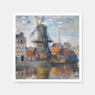 Guardanapo De Papel Claude Monet - Windmill, Amesterdã