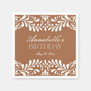 Guardanapo De Papel Clay Talavera Azulejo Espanhol Fiesta Birthday