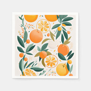 Guardanapo De Papel Clementina mandarina