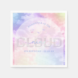 Guardanapo De Papel Cloud Nine 9º Aniversário Napkins - Kawaii Pastel
