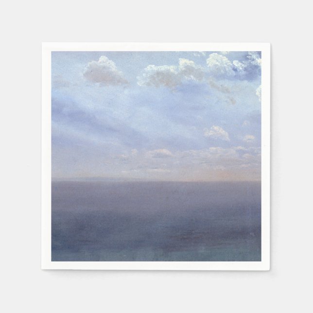 Guardanapo De Papel Cloud Study with Sea and Sky - Albert Bierstadt (Frente)