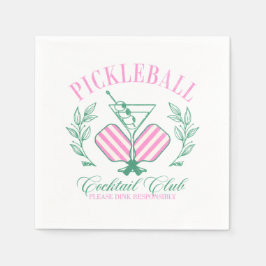 Guardanapo De Papel Clube de Cocktail de Picleball