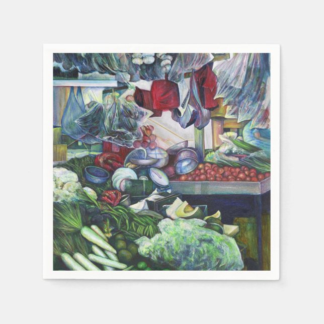 Guardanapo De Papel Clube Vegetal Encontra-se Aqui (Frente)