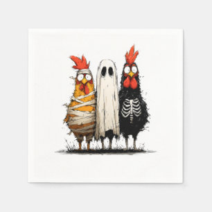 Guardanapo De Papel Cluckin' Creepy Halloween Bash