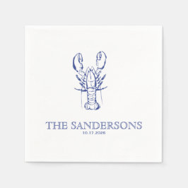 Guardanapo De Papel Coastal Wedding Napkin