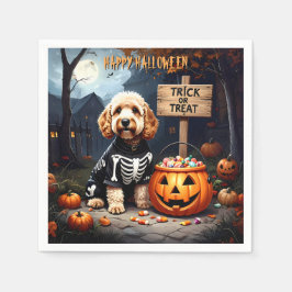 Guardanapo De Papel Cockapoo Halloween