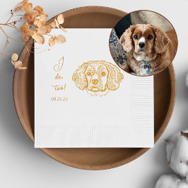 Guardanapo De Papel Cocker Spaniel Dog Personalizado Eu Também