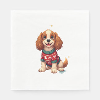 Guardanapo De Papel Cocker Spaniel Snowflake