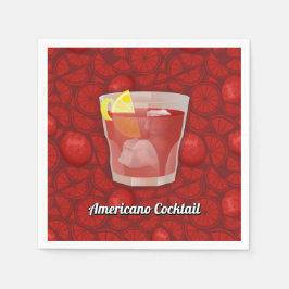 Guardanapo De Papel cocktail americano