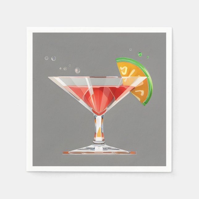 Guardanapo De Papel Cocktail clássico (Frente)