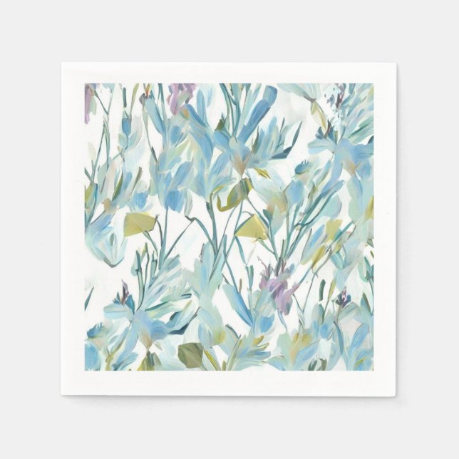 Guardanapo De Papel Cocktail de flor selvagem Napkins (Frente)