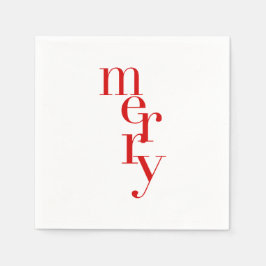 Guardanapo De Papel Cocktail de Natal Napkins | Feliz