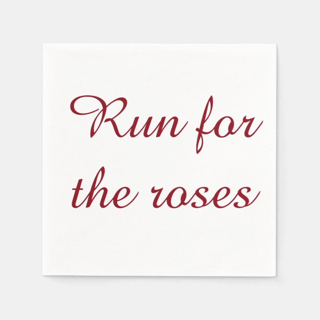 Guardanapo De Papel Cocktail do Kentucky Derby (Frente)