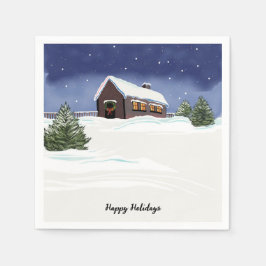 Guardanapo De Papel Cocktail do Partido Personalizado das Férias Napki