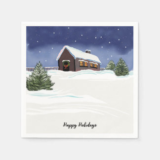 Guardanapo De Papel Cocktail do Partido Personalizado das Férias Napki