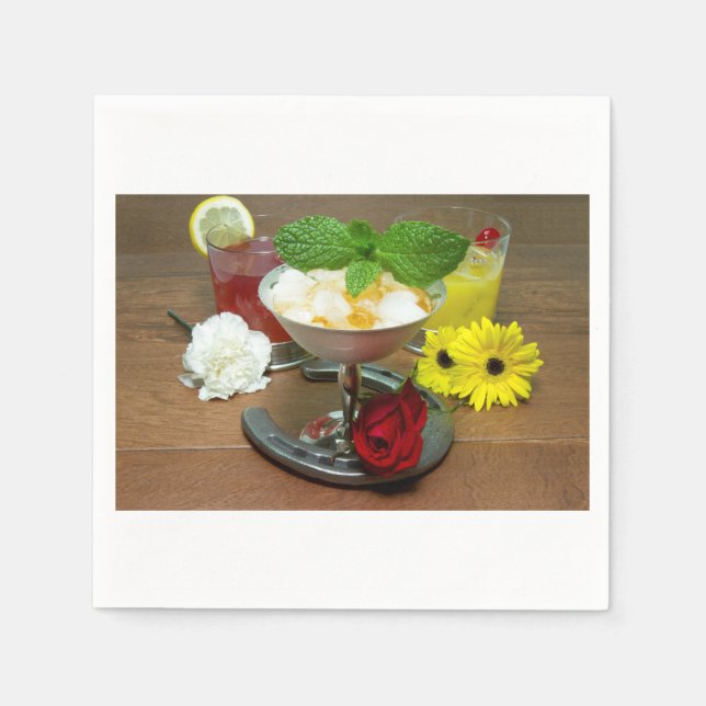 Guardanapo De Papel Cocktail do Triple Crown (Frente)