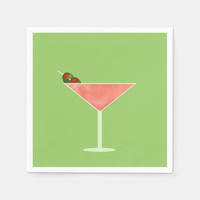 Guardanapo De Papel Cocktail Hour Cocktail Napkins (Frente)