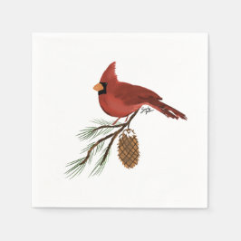 Guardanapo De Papel Cocktail Napkins - Cardinal