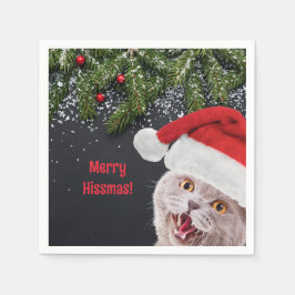 Guardanapo De Papel Cocktail Napkins, Feliz Hissmas