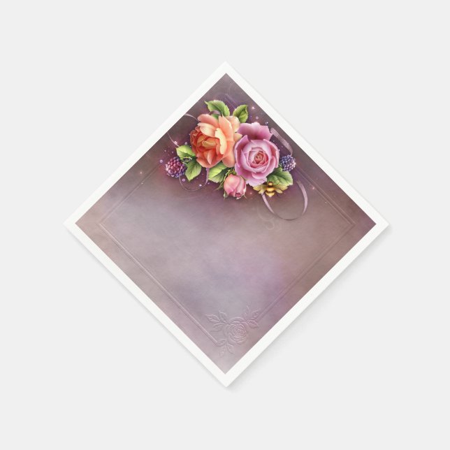 Guardanapo De Papel Cocktail Napkins padrão (Canto)