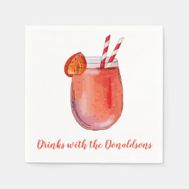 Guardanapo De Papel Cocktail Napkins Personalizado