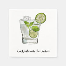 Cocktail Napkins Personalizado