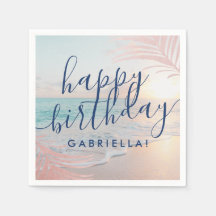 Cocktail personalizado da Festa de aniversário de 