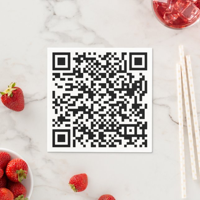 Guardanapo De Papel Código Qr (Insitu)