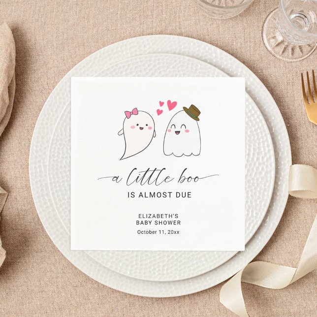 Guardanapo De Papel Código QR de Chá de fraldas de Pequeno Boo de Qued (Criador carregado)