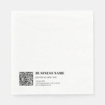 Código QR de negócios e texto retrô-moderno editáv