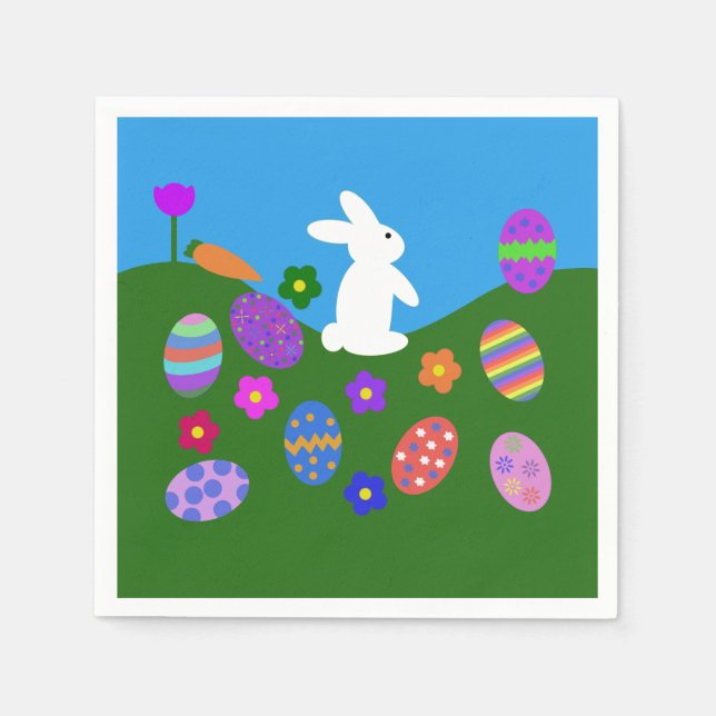Guardanapo De Papel Coelhinho da Páscoa #3 Napkins (Frente)